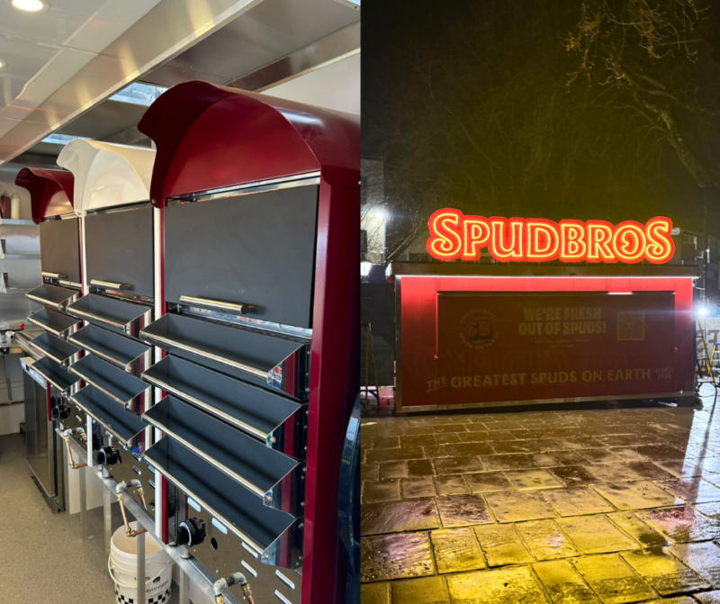 Spud Bros Launch New Tram with 4 King Edward LPG Ovens